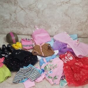 Emily Rose Colorful Doll Clothing and Accessories Set